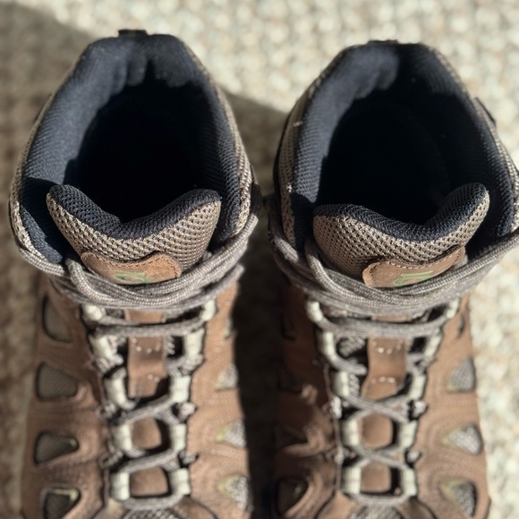 OBOZ B Dry w/OFit Insole Laced Hiking Style Boots Brown Leather & Textile Size 9 - Picture 13 of 13